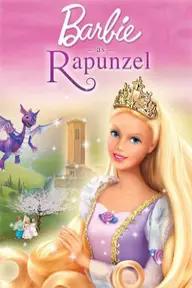 Movie poster of Barbie as Rapunzel