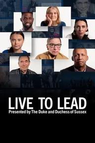 Movie poster of Live to Lead