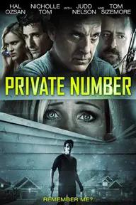 Movie poster of Private Number